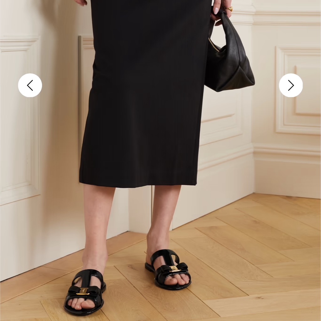 Ferragamo Lylia Bow-Embellished Pvc Flats